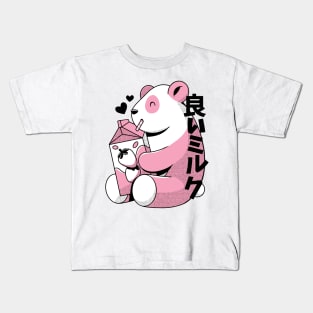 Japanese Panda Kids T-Shirt